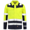 Afbeeldingen van TRICORP Werkjas Multinorm bi-colour 403015 fluor geel/inkt 5XL