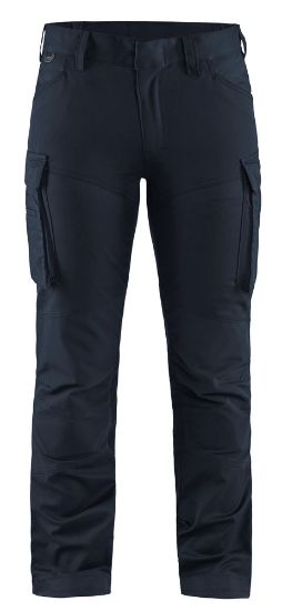 Afbeeldingen van BLÅKLÄDER Werkbroek service dames met stretch 7147 donker marineblauw C40