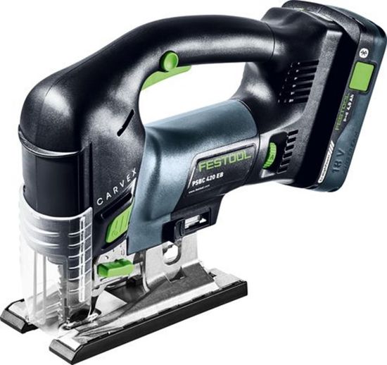 Afbeeldingen van FESTOOL Accu decoupeerzaag PSBC 420 HPC4,0 EBI-Plus CARVEX inclusief accupack 4,0Ah en snellader