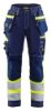 Afbeeldingen van BLÅKLÄDER Werkbroek met stretch dames 7196 marineblauw/High Vis geel D22
