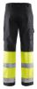 Afbeeldingen van BLÅKLÄDER Softshell werkbroek 1562 zwart/High Vis geel D96