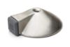Afbeeldingen van Deurstopper RVS met antraciet zijbuffer 85X26