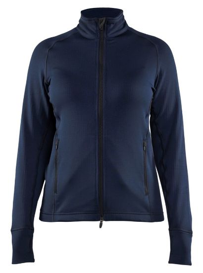 Afbeeldingen van BLÅKLÄDER Fleecejack dames 4745 donker marineblauw 2XL