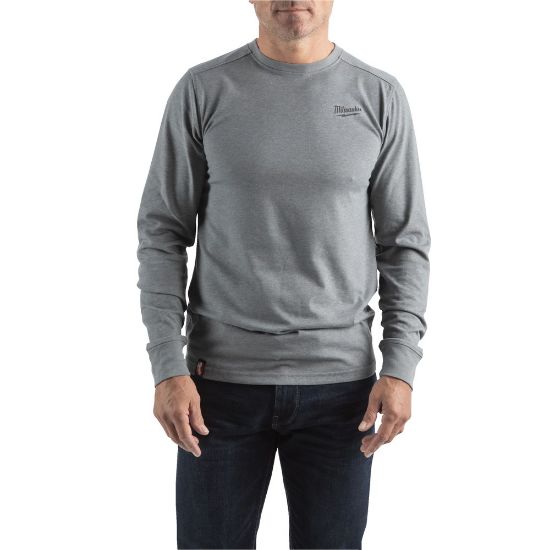 Afbeeldingen van MILWAUKEE Shirt hybrid long sleeve HTLSGR grijs XL