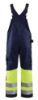 Afbeeldingen van BLÅKLÄDER Bretelbroek 2662 marineblauw/High Vis geel C56
