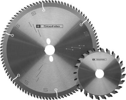 Afbeeldingen van STEHLE Cirkelzaagblad HW Platen 300/125X30/22MM Z72/24 TRF/ WS SET