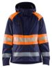 Afbeeldingen van BLÅKLÄDER Shelljack dames 4430 marineblauw/High Vis oranje 2XL