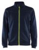 Afbeeldingen van BLÅKLÄDER Sweater service met rits 3362 donker marineblauw/High Vis geel L