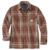 Afbeeldingen van CARHARTT Overhemd flannel sherpa geruit 105430 burnt sienna 2XL