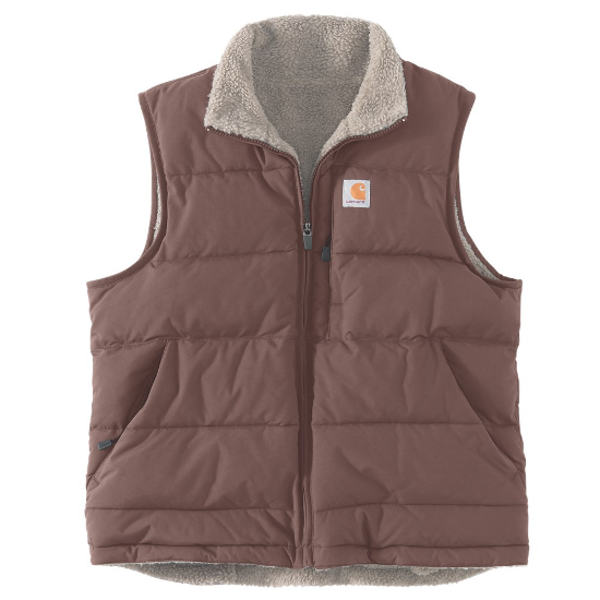 Afbeeldingen van CARHARTT Bodywarmer Montana gevoerd relaxed fit dames 105607 nutmeg S
