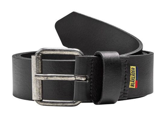 Afbeeldingen van BLÅKLÄDER Riem leder 4052 zwart 85CM