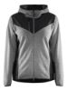 Afbeeldingen van BLÅKLÄDER Gebreid jack dames met softshell 5941 grijs mêlee/zwart XL