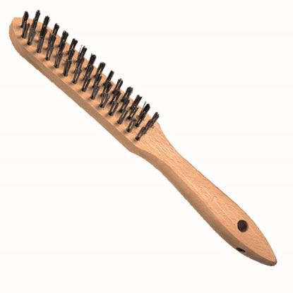 Afbeeldingen van MELKMEISJE Staaldraadborstel 4-rijen