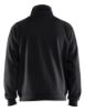 Afbeeldingen van BLÅKLÄDER Sweatshirt met halve rits 3587 zwart 2XL
