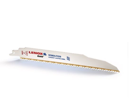 Afbeeldingen van LENOX Reciprozaagblad gold POWER ARC 9108G 229X25X1,1MM 8 TPI 5x