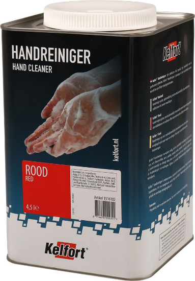 Afbeeldingen van KELFORT Handreiniger met huidvriendelijk schuurmiddel rood 4,5L