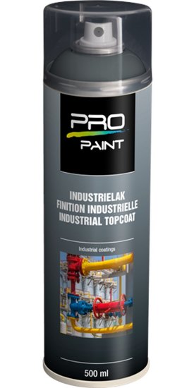 Afbeeldingen van PRO-PAINT Industrie lak / deklaag verkeersgrijs RAL7042 HG 500ML