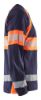 Afbeeldingen van BLÅKLÄDER T-shirt met lange mouwen 3510 marineblauw/High Vis oranje XS