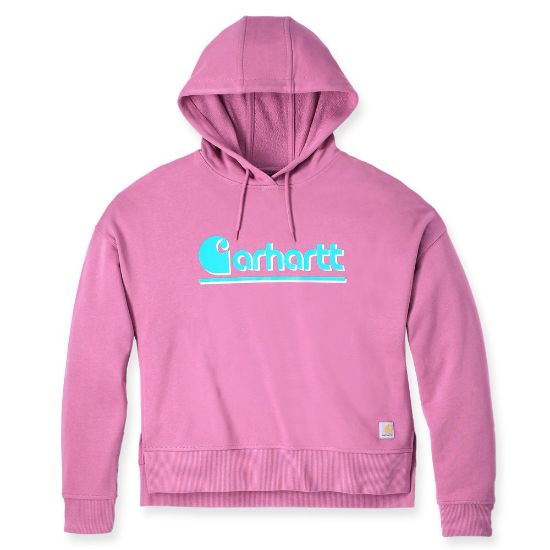 Afbeeldingen van CARHARTT Hoodie Fiber-serie dames 106918 woodrose L