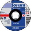 Afbeeldingen van FORUM Schuurschijf gebogen staal X-LOCK 115X6MM