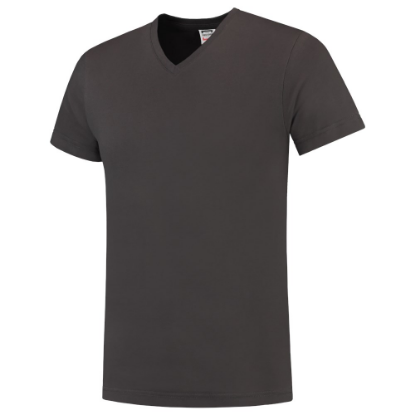 Afbeeldingen van TRICORP T-shirt V-hals Slim-Fit 101005 donkergrijs 2XL