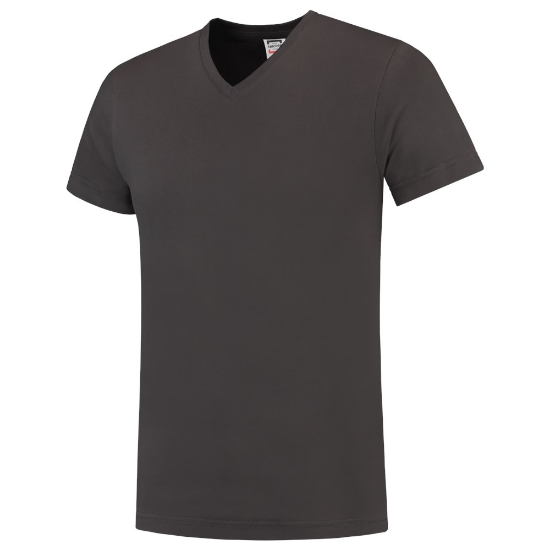 Afbeeldingen van TRICORP T-shirt V-hals Slim-Fit 101005 donkergrijs L