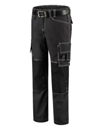 Afbeeldingen van TRICORP Werkbroek Cordura Canvas 502009 donkergrijs/zwart 56