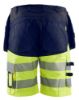 Afbeeldingen van BLÅKLÄDER Short 1596 marineblauw/High Vis geel C44