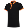 Afbeeldingen van TRICORP Poloshirt bi-colour Slim-Fit 201002 zwart/oranje L