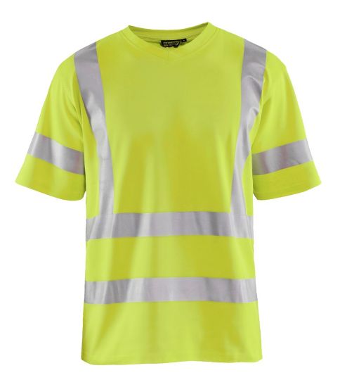 Afbeeldingen van BLÅKLÄDER T-shirt UV 3380 High Vis geel XS
