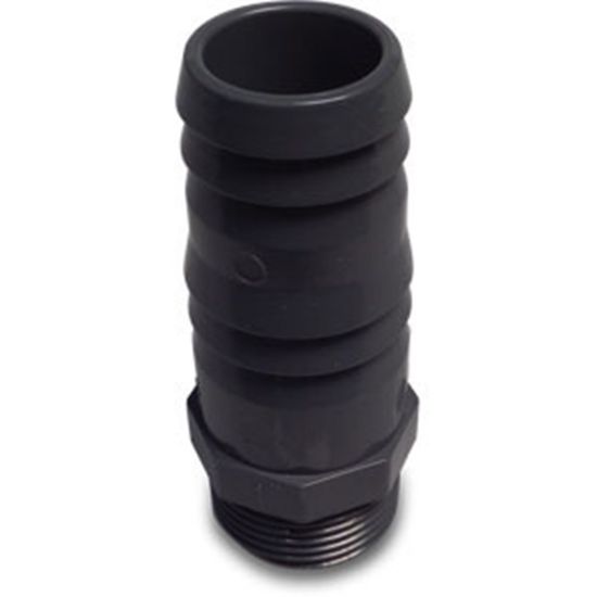 Afbeeldingen van VDL Slangtule PVC-U grijs 1.½"X50MM buitendraad/slangtule