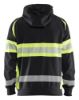 Afbeeldingen van BLÅKLÄDER Hoodie 3552 zwart/High Vis geel L