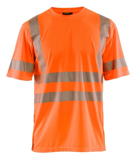 Afbeeldingen van BLÅKLÄDER T-shirt UV 3420 High Vis oranje XS