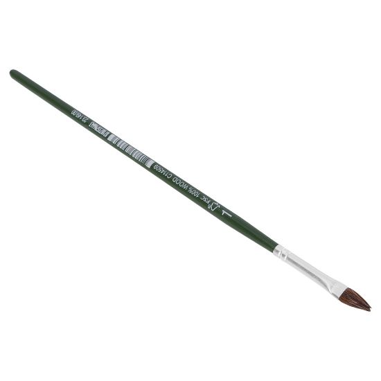 Afbeeldingen van COPENHAGEN PRO Autolakpenseel pony haar FSC groen gelakte houten steel 01