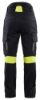 Afbeeldingen van BLÅKLÄDER Werkbroek Multinorm dames Inherent 7107 zwart/High Vis geel C44