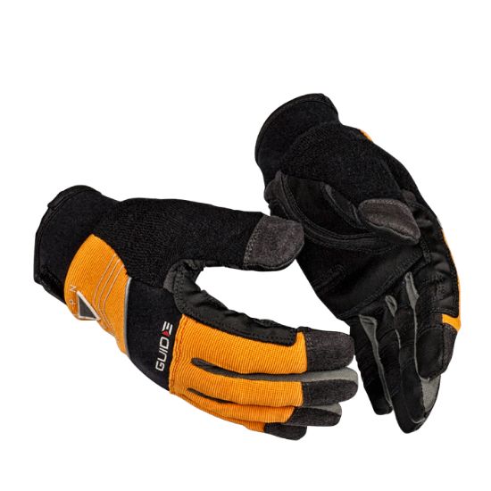 Afbeeldingen van GUIDE Handschoen prikbestendig snijbestendig F Hi-Vis oranje 6401 CPN