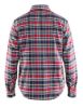 Afbeeldingen van BLÅKLÄDER Overhemd dames flanel 3209 marineblauw rood L