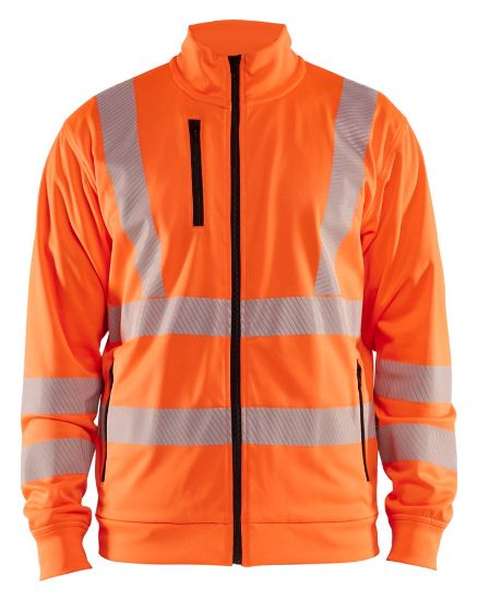 Afbeeldingen van BLÅKLÄDER Sweater met rits 3563 High Vis oranje M
