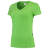 Afbeeldingen van TRICORP T-shirt V-hals Slim-Fit dames 101008 limoen 5XL