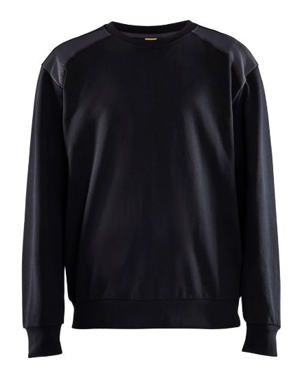 Afbeeldingen van BLÅKLÄDER Sweatshirt bi-colour 3580 zwart/medium grijs XS