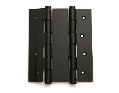 Afbeeldingen van Deurveerscharnier dubbel ALU zwart 180/50MM