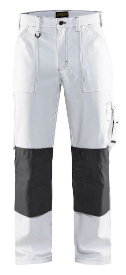 Afbeeldingen van BLÅKLÄDER Werkbroek 1091 wit/donkergrijs D96