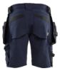 Afbeeldingen van BLÅKLÄDER Short met 4-weg stretch 1702 donker marineblauw/zwart C52