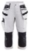 Afbeeldingen van BLÅKLÄDER Schilderspiraatbroek dames met stretch X1900 7109 wit/zwart C46