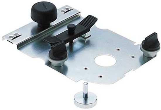 Afbeeldingen van FESTOOL Geleideplaat FP-LR 32 t.b.v. bovenfrees OF 900, OF 1000, OF 1010, OF 1400 in het gatenrijsysteem FS-LR32