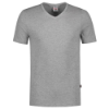 Afbeeldingen van TRICORP T-shirt V-hals Slim-Fit 101005 grijs melange 4XL