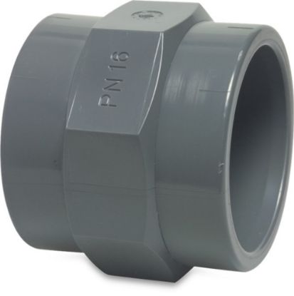 Afbeeldingen van PROFEC Overgangssok PVC-U grijs 16MMX⅜" lijmmof/binnendraad 10bar