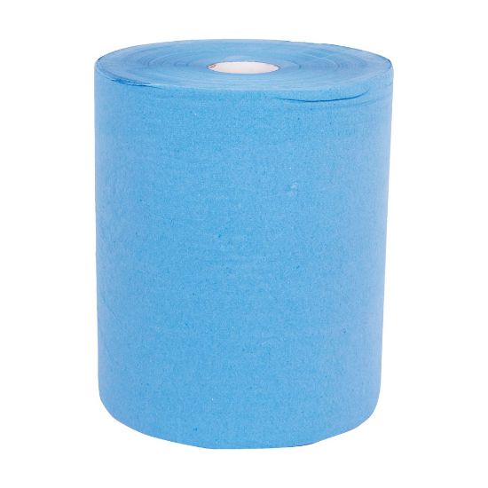 Afbeeldingen van TOWLERS Werkplaatsrol zwaar 2-laags recycled blauw 29CM 174M