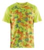 Afbeeldingen van BLÅKLÄDER T-shirt functioneel camo 3425 High Vis geel/grijs S