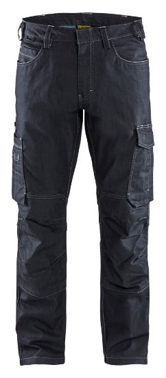 Afbeeldingen van BLÅKLÄDER Werkbroek service denim met stretch 1439 marineblauw D108